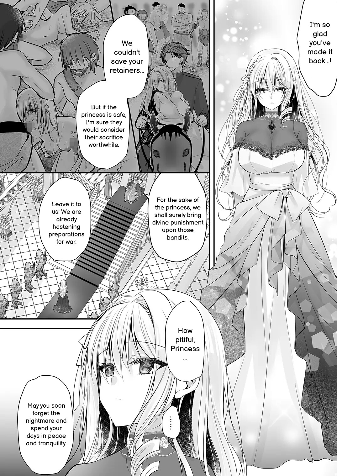 Hentai Manga Comic-Otherworld Gangrape 2 ~There is No Way A Dignified Princess Knight Succumbs to The Barbarian's Dick~-Read-49